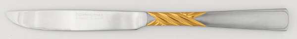 Futura Gold (Stainless, Gold Accent) Modern Solid Knife