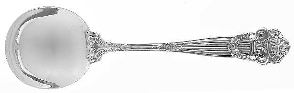 Georgian (Sterling, 1898, Old) Round Bowl Soup Spoon (Cream Soup) by Towle Silver