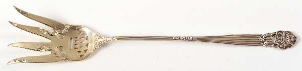 Georgian (Sterling, 1898, Old) Large Lettuce Serving Fork by Towle Silver