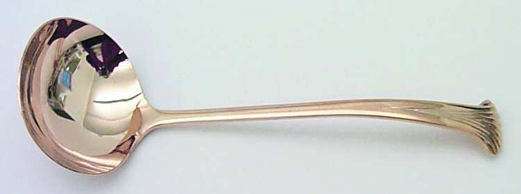 Gold Aristocrat (Gold Electroplate) Solid Gravy Ladle