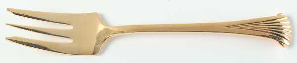 Gold Aristocrat (Gold Electroplate) Individual Salad Fork