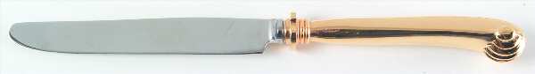 Gold Aristocrat (Gold Electroplate) New French Hollow Pistol Knife