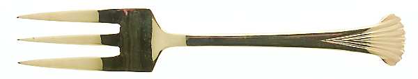 Gold Aristocrat (Gold Electroplate) Dessert Fork