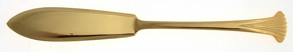 Gold Aristocrat (Gold Electroplate) Individual Solid Fish Knife