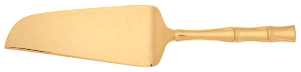 Gold Bamboo (Gold Electroplate) Pie and Cake Server, Solid Piece