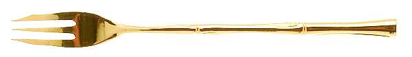 Gold Bamboo (Gold Electroplate) Cocktail/Seafood Fork