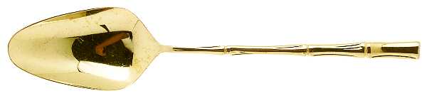 Gold Bamboo (Gold Electroplate) Tablespoon (Serving Spoon)