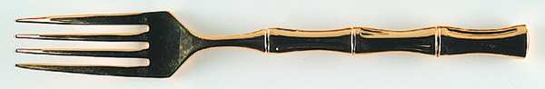 Gold Bamboo (Gold Electroplate) Fork