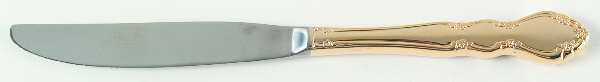 Golden Baroness (Gold Electroplate) Modern Hollow Knife