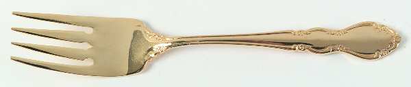Golden Baroness (Gold Electroplate) Individual Salad Fork