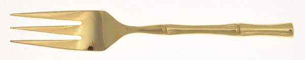 Gold Cane (Gold Electroplate) Individual Salad Fork