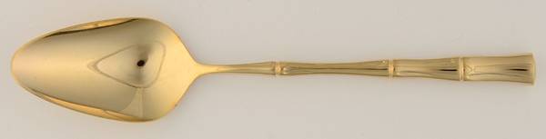 Gold Cane (Gold Electroplate) Place/Oval Soup Spoon