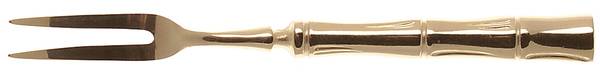 Gold Cane (Gold Electroplate) Short Handle Pickle/Olive Fork