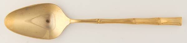 Gold Cane (Gold Electroplate) Tablespoon (Serving Spoon)