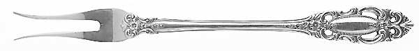 Grand Duchess (Sterling, 1973) Short Handle Pickle/Olive Fork