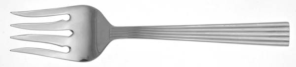 Ionic (Silverplate, 1988) Medium Solid Cold Meat Serving Fork