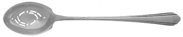 Lady Diana (Sterling, 1928, No Monograms) Pierced Bowl Short Handle Olive Spoon