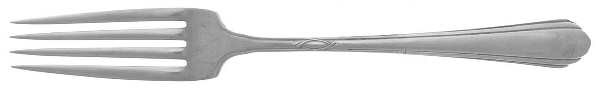 Lady Diana (Sterling, 1928, No Monograms) Fork