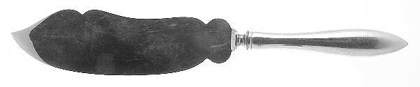 Lafayette (Sterling, 1905, No Monograms) Large Ice Cream Slicer with Silverplate Blade