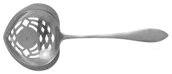 Lafayette (Sterling, 1905, No Monograms) Pierced Almond Spoon