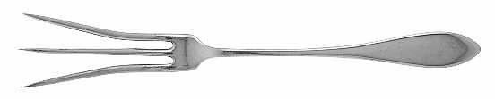 Lafayette (Sterling, 1905, No Monograms) Lemon Fork