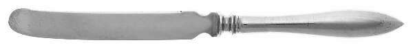 Lafayette (Sterling, 1905, No Monograms) Orange Knife with Silverplate Blade