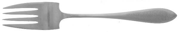 Lafayette (Sterling, 1905, No Monograms) Individual Solid Fish Fork