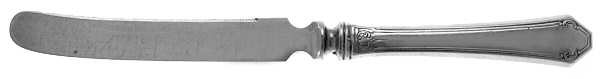 Lady Mary (Sterling, 1917, No Monograms) Orange Knife with Silverplate Blade