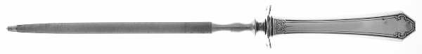 Lady Mary (Sterling, 1917, No Monograms) Large Steel Rod Knife Sharpener
