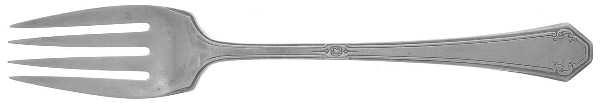 Lady Mary (Sterling, 1917, No Monograms) Individual Salad Fork