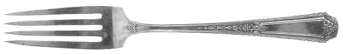 Louis XIV (Sterling, 1924, No Monograms) Fork