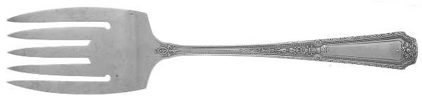 Louis XIV (Sterling, 1924, No Monograms) Small Chipped Beef Fork