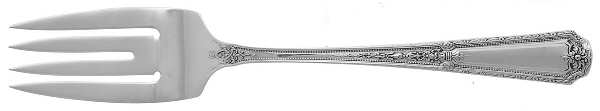 Louis XIV (Sterling, 1924, No Monograms) Individual Solid Fish Fork