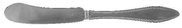 Mary Chilton (Sterling, 1912, No Monos) Flat Handle Butter Spreader