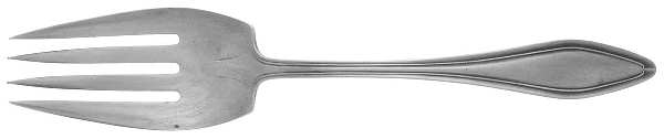 Mary Chilton (Sterling, 1912, No Monos) Medium Solid Cold Meat Serving Fork