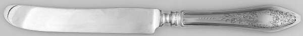 Mary Chilton-Eng No.1 (Sterling, 1912, No Monograms) Old French Hollow Knife with Bolster by Towle Silver