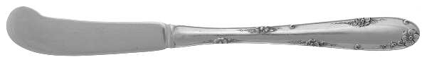 Madeira (Sterling, 1948, No Monograms) Flat Handle Butter Spreader