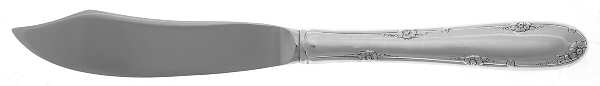 Madeira (Sterling, 1948, No Monograms) Individual Fish Knife with Stainless Blade