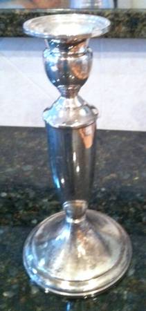 Sterling Hollowware 7" Weighted Candlestick