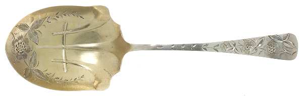 No. 63 (Sterling, 1885) Bright Cut Preserve Spoon