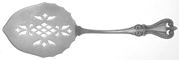 Old Colonial (Sterling, 1895, No Monograms) Solid Pierced Waffle Server