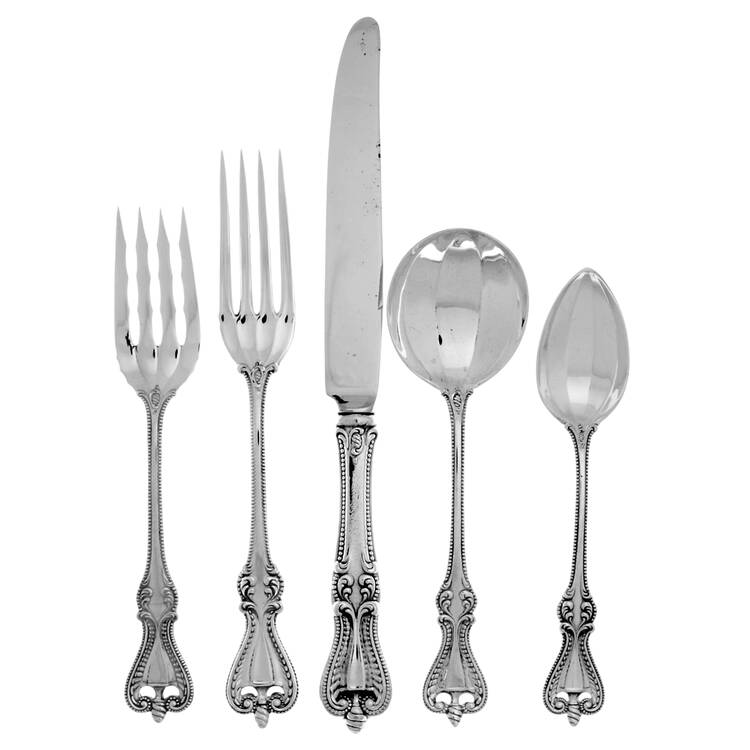 Old Colonial (Sterling, 1895, No Monograms) 40  Piece Estate Set by Towle Silver