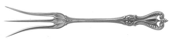 Old Colonial (Sterling, 1895, No Monograms) Lemon Fork