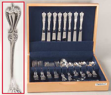 Old Colonial (Sterling, 1895, No Monograms) 45 Piece Set
