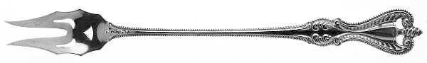 Old Colonial (Sterling, 1895, No Monograms) Olive Fork by Towle Silver