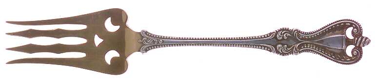 Old Colonial (Sterling, 1895, No Monograms) Old Style Salad Fork
