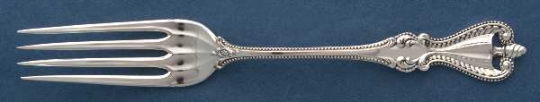 Old Colonial (Sterling, 1895, No Monograms) Luncheon/Dessert Fork, Solid Piece by Towle Silver