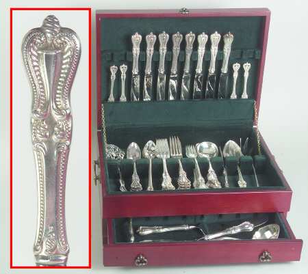 Old Colonial (Sterling, 1895, No Monograms) 78 Piece Set