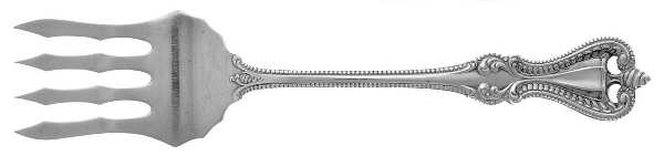 Old Colonial (Sterling, 1895, No Monograms) Small Chipped Beef Fork by Towle Silver