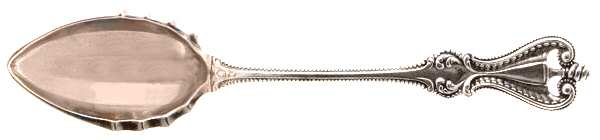 Old Colonial (Sterling, 1895, No Monograms) Fruit/Orange Spoon